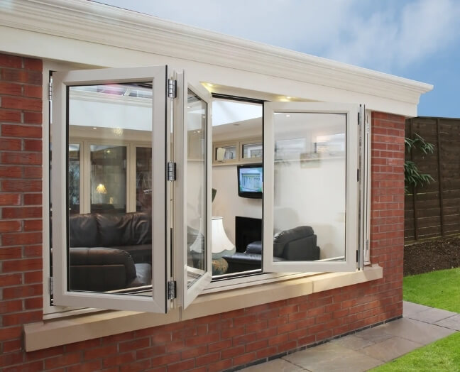 Aluminium Bi-Folding Windows Manufacturers & Suppliers UK