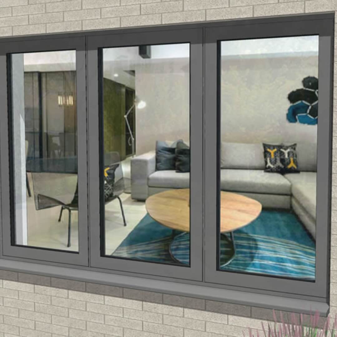 Aluminium Flush Casement Windows London