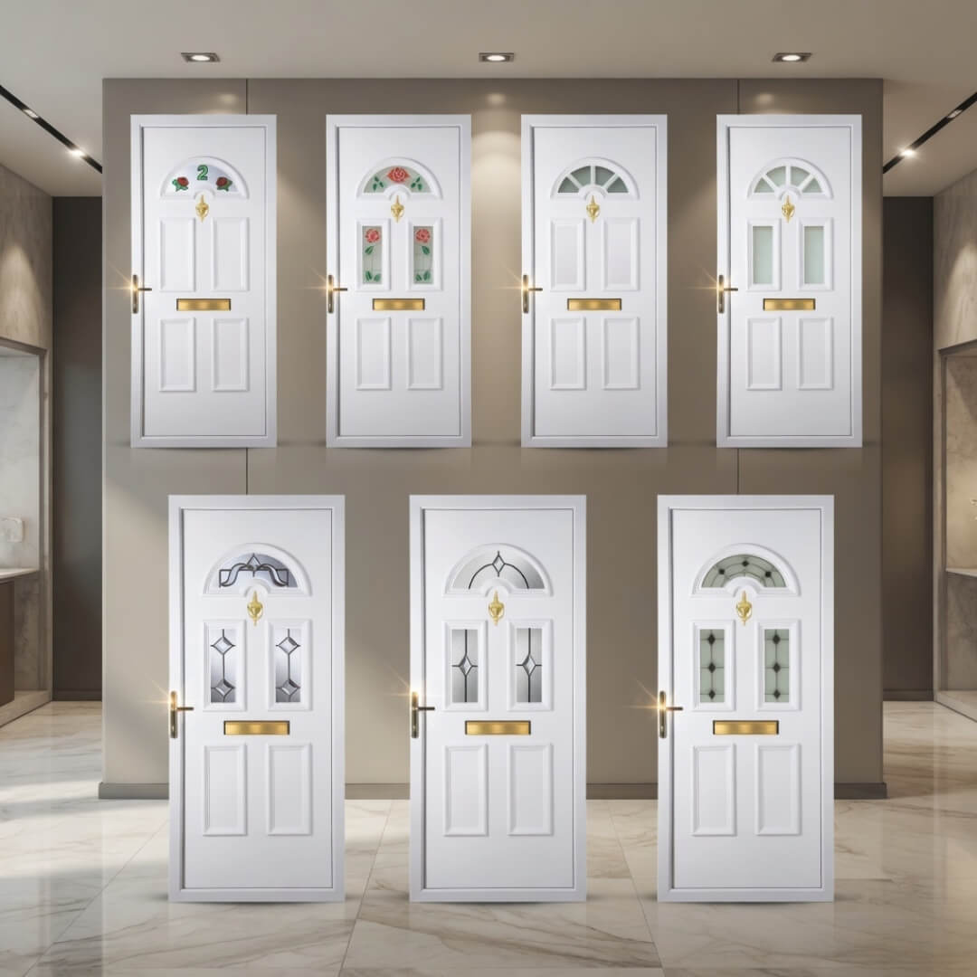 UPVC Front Doors with Panel 10