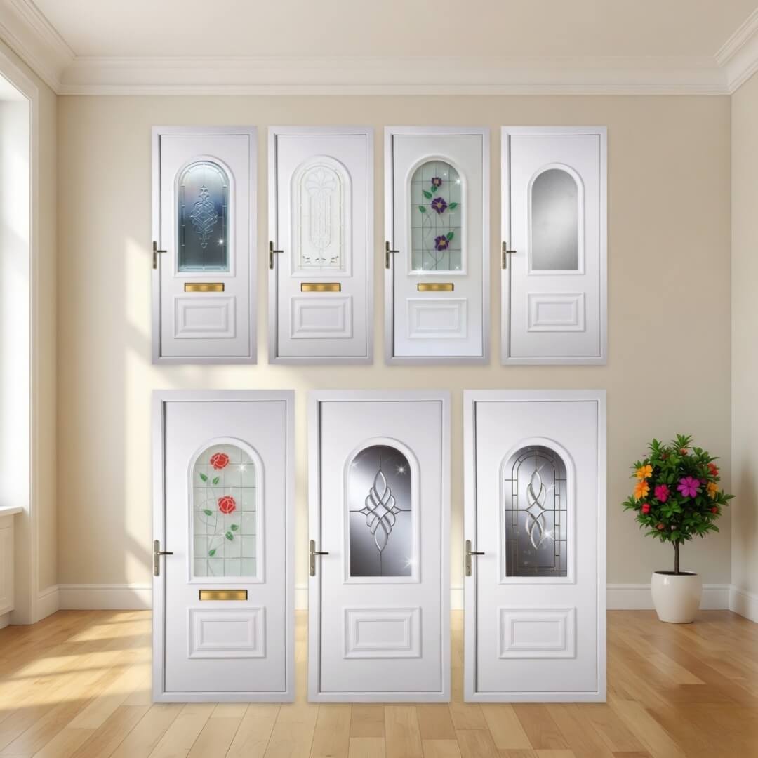 UPVC Front Doors with Panel 12