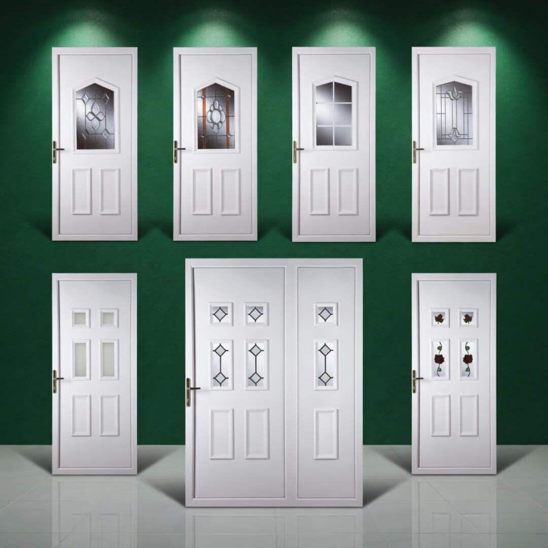 UPVC Front Doors with Panel 14