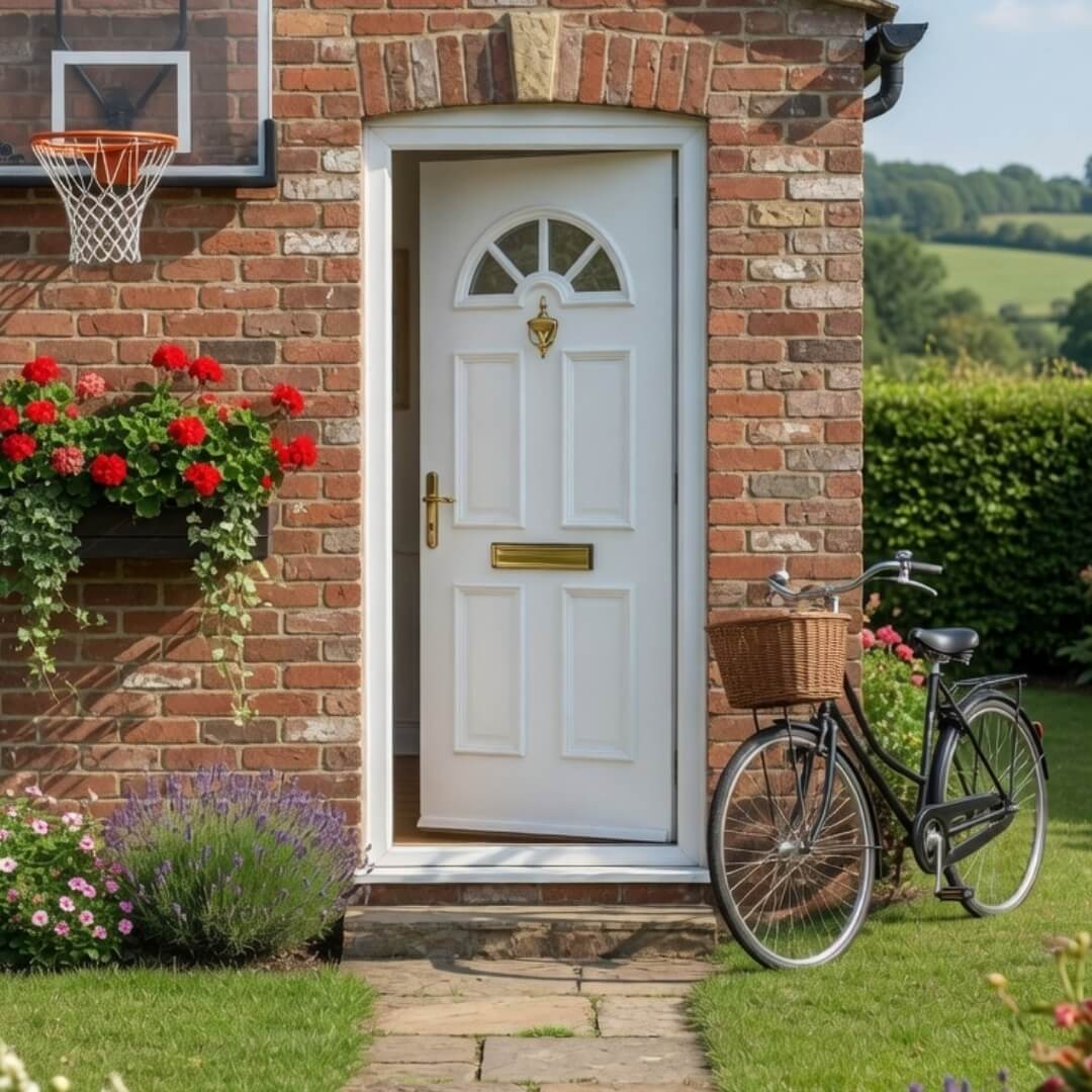 UPVC Front Doors with Panel 4